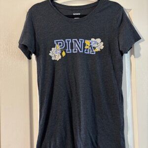 Women's Pink by Victorias Secret Gray Shirt SZ M